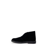 Clarks Black Leather Lace-Up Boots